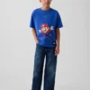 Dětské tričko Super Mario s potiskem a volným střihem