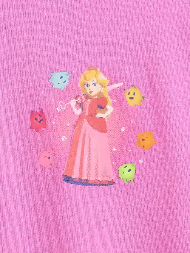 Dětské tričko Super Mario s potiskem a volným střihem