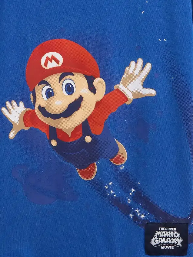 Dětské tričko Super Mario s potiskem a volným střihem
