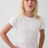 Dětské tričko z žebrovaného úpletu
