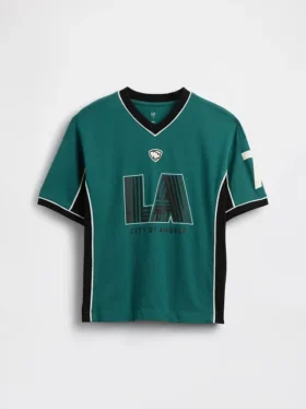 Dětské tričko z jersey v oversized střihu