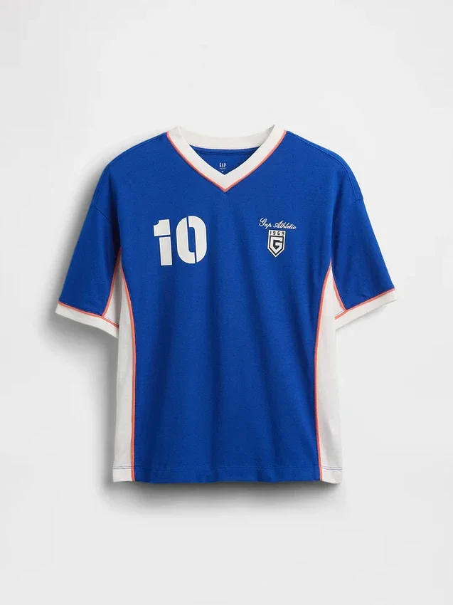 Dětské tričko z jersey v oversized střihu