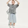 Dětské ultra měkké džínové volné šortky