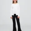 Dětské uniformní kalhoty Ponte Easy Flare