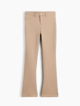 Dětské uniformní kalhoty Ponte s rozšiřujícími se nohavicemi
