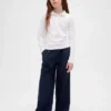 Dětské uniformní kalhoty s volnými nohavicemi