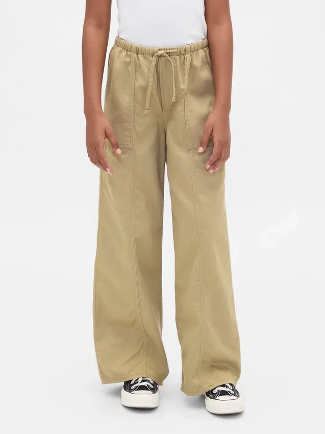 Dětské uniformní kalhoty s volnými nohavicemi