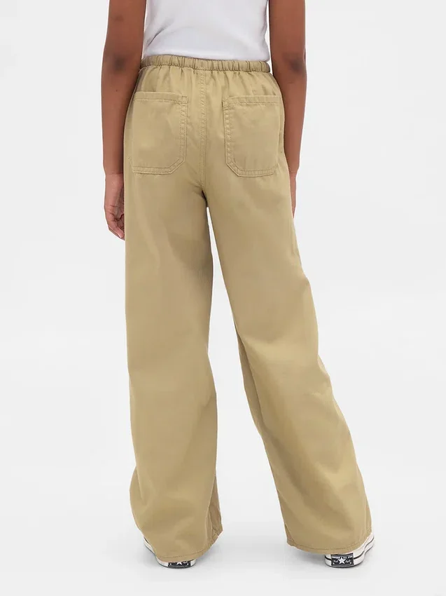 Dětské uniformní kalhoty s volnými nohavicemi