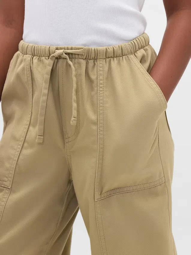 Dětské uniformní kalhoty s volnými nohavicemi