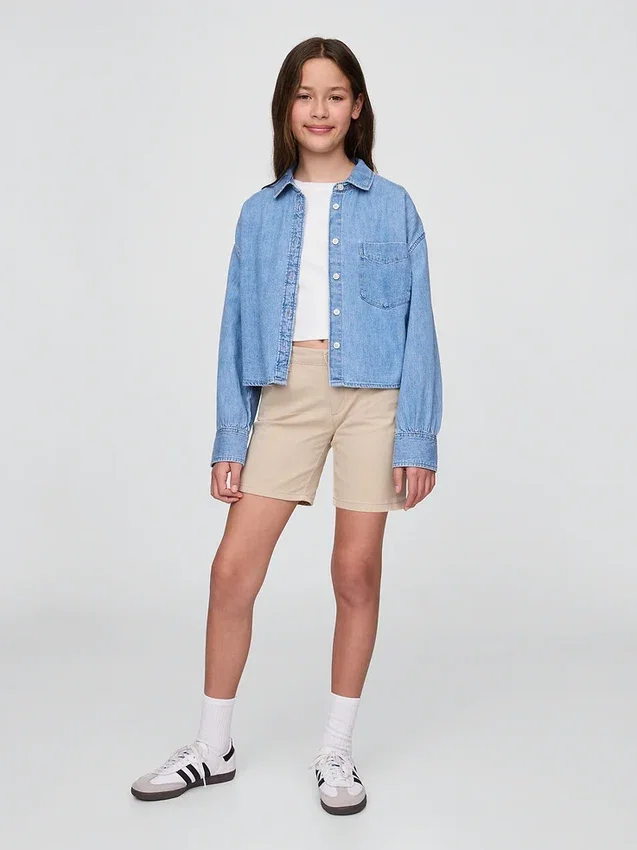 Dětské uniformní šortky midi