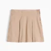 Dětská uniformní plisovaná khaki sukně-šortky