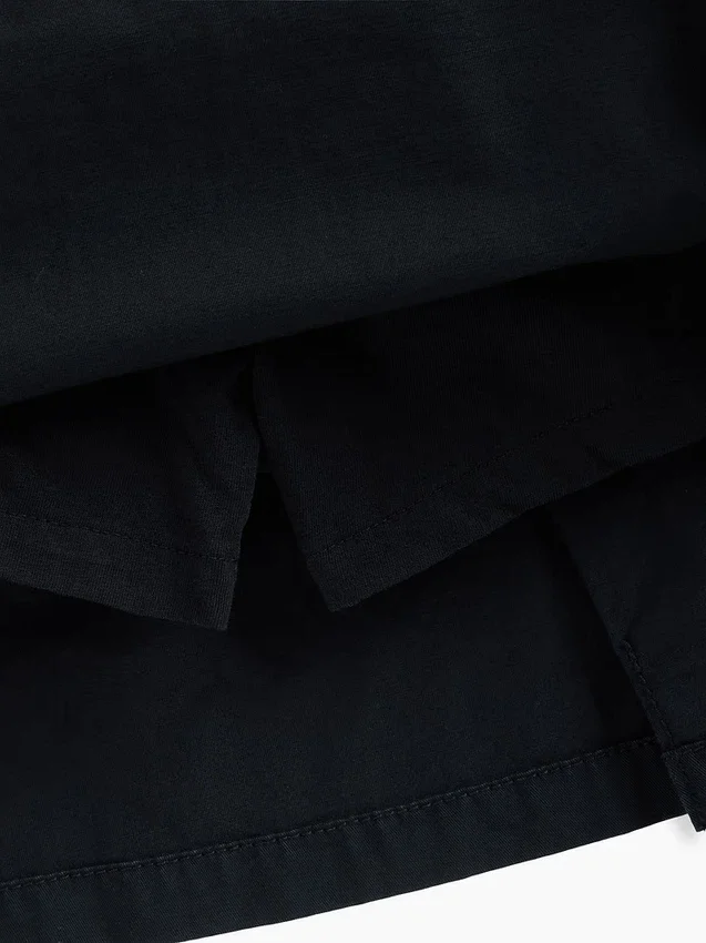 Dětská uniformní plisovaná khaki sukně-šortky