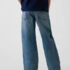 Dětské volné džíny ve stylu 90. let