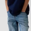 Dětské volné džíny ve stylu 90. let