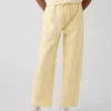 Dětské volné joggerové kalhoty Vintagesoft s krajkovým lemem