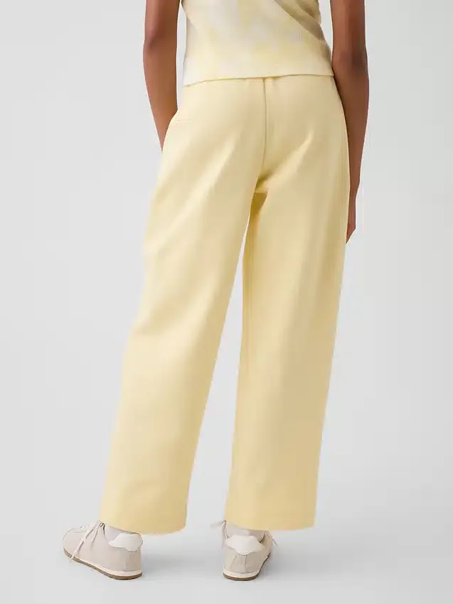 Dětské volné joggerové kalhoty Vintagesoft s krajkovým lemem