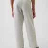 Dětské volné joggerové kalhoty Vintagesoft s krajkovým lemem