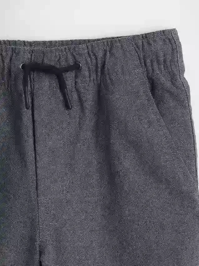 Dětské volné kalhoty z lnu a bavlny