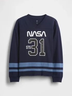 Dětská volná košile z džerzeje s motivy NASA