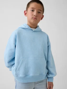 Dětská volná mikina s kapucí Vintagesoft