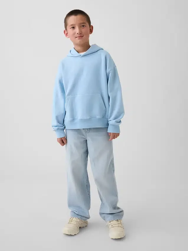 Dětská volná mikina s kapucí Vintagesoft
