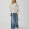 Dětská volná mikina s kapucí Vintagesoft