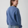 Dětský volný zkrácený kardigan
