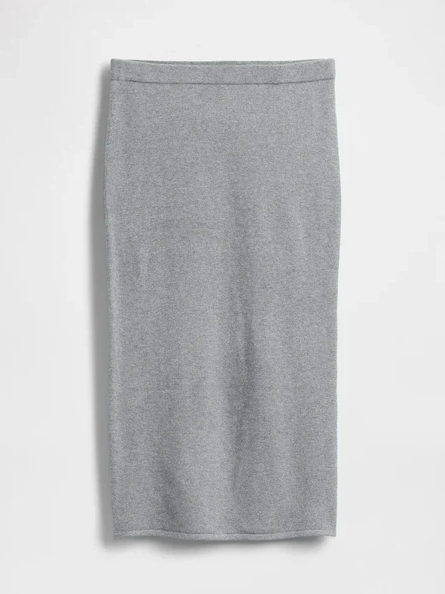 Elastická midi sukně CashSoft