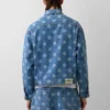 GAP × Awake NY Oversized džínová bunda s ikonickým puntíkovaným vzorem