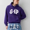 GAP × Awake Ny Těžká mikina s kapucí a nadměrným logem
