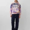 GAP × Awake Ny Těžká mikina s kapucí a nadměrným logem