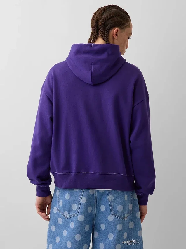 GAP × Awake Ny Těžká mikina s kapucí a nadměrným logem