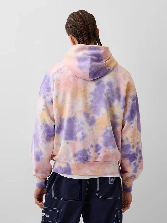 GAP × Awake Ny Těžká mikina s kapucí a nadměrným logem