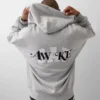 GAP × Awake Ny – těžká oversized mikina s kapucí a zipem s logem