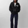 GAP × Awake Ny – těžká oversized mikina s kapucí a zipem s logem