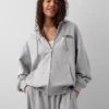 GAP × Awake Ny – těžká oversized mikina s kapucí a zipem s logem
