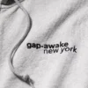 GAP × Awake Ny – těžká oversized mikina s kapucí a zipem s logem