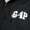 GAP × Awake Ny – těžká oversized mikina s kapucí a zipem s logem