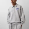 GAP × Awake Ny Těžký oversized pulovr s čtvrtinovým zipem