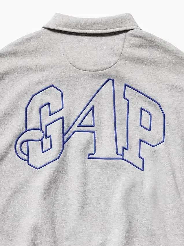 GAP × Awake Ny Těžký oversized pulovr s čtvrtinovým zipem