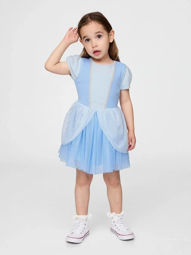 Gap × Disney Baby Šaty z tylu s motivem Popelky