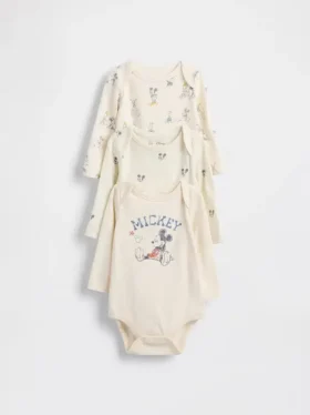 Gap × Disney Baby body z organické bavlny (balení po 3 kusech)