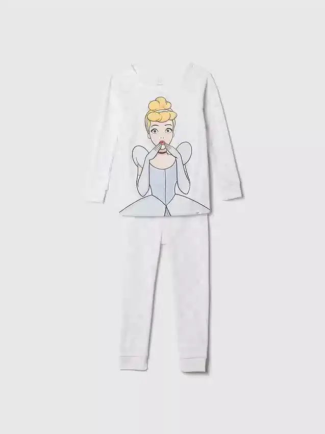 GAP × Disney Baby – sada pyžama z organické česané bavlny s motivem princezny