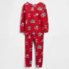 GAP × Disney Dětská a kojenecká sada pyžam z organické česané bavlny s vánočním motivem