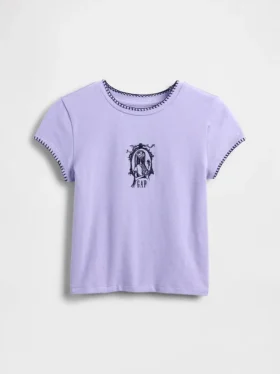 Gap × Disney: Dětské tričko s potiskem „Tim Burton’s The Nightmare Before Christmas“ v zúženém střihu