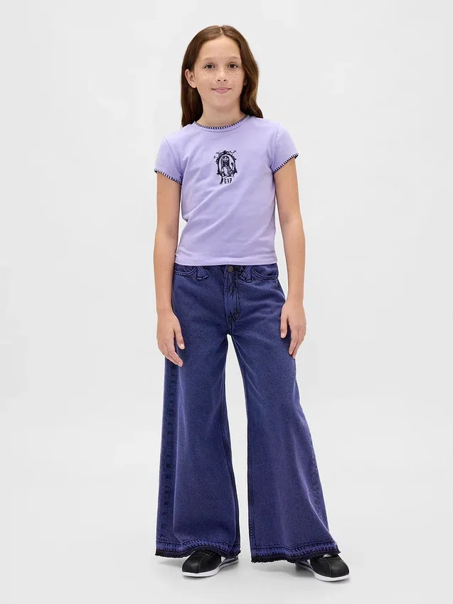 Gap × Disney: Dětské tričko s potiskem „Tim Burton's The Nightmare Before Christmas“ v zúženém střihu