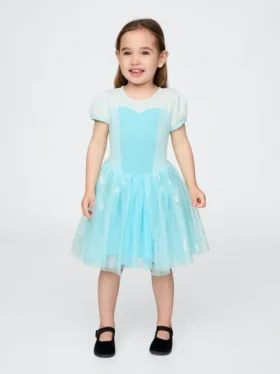 Gap × Disney Miminka a Batolata Šaty princezny Elsy z tylu