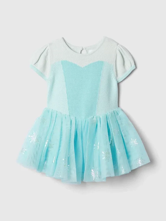 Gap × Disney Miminka a Batolata Šaty princezny Elsy z tylu
