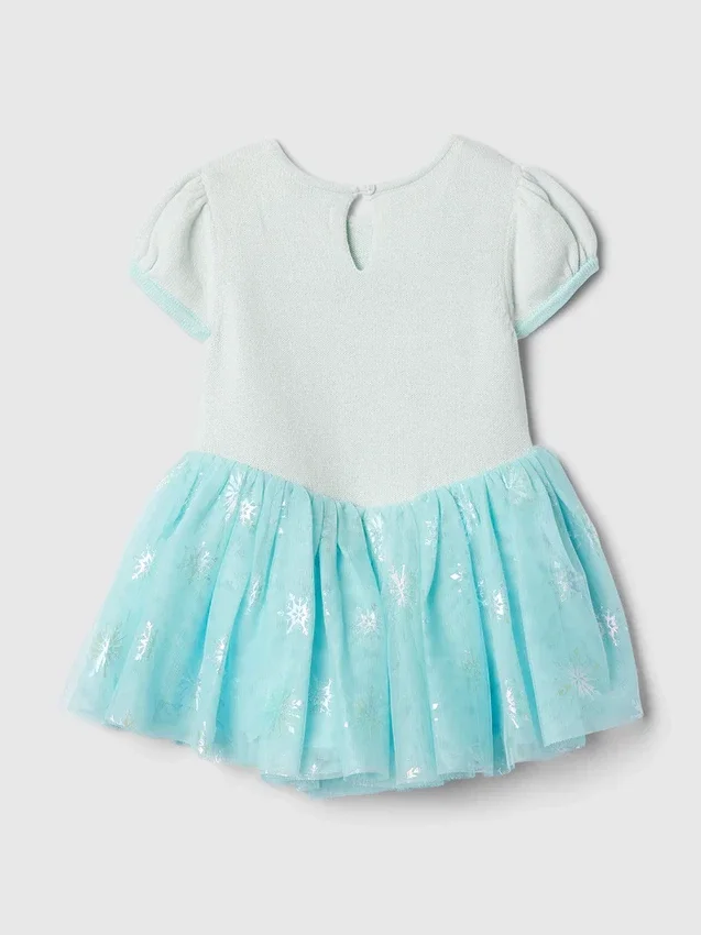 Gap × Disney Miminka a Batolata Šaty princezny Elsy z tylu