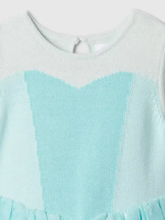 Gap × Disney Miminka a Batolata Šaty princezny Elsy z tylu